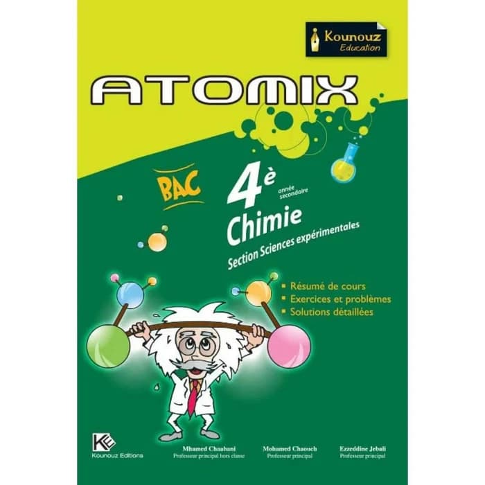 Atomix Chimie 4ème Année BAC Sciences Expérimentales