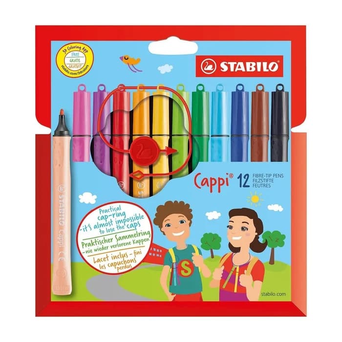 Stabilo cappi de 12 feutres