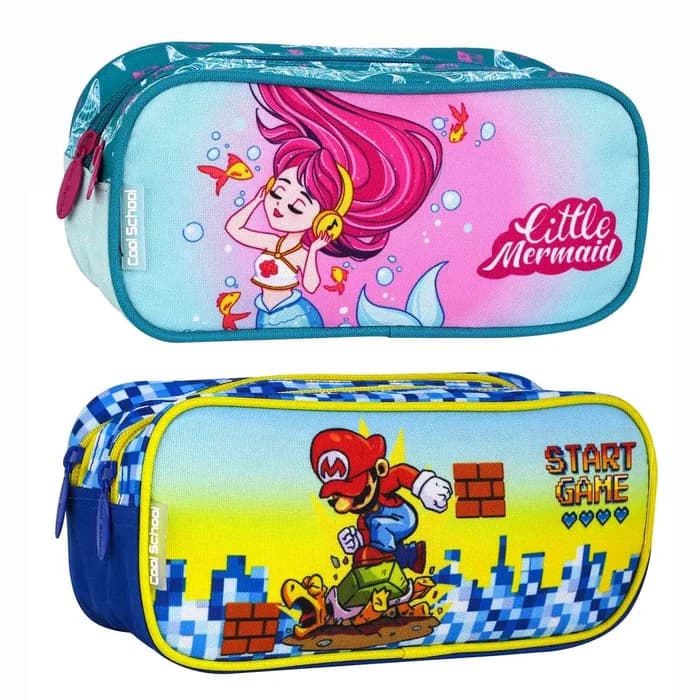 Trousse 2 Compartiments COOL SCHOOL