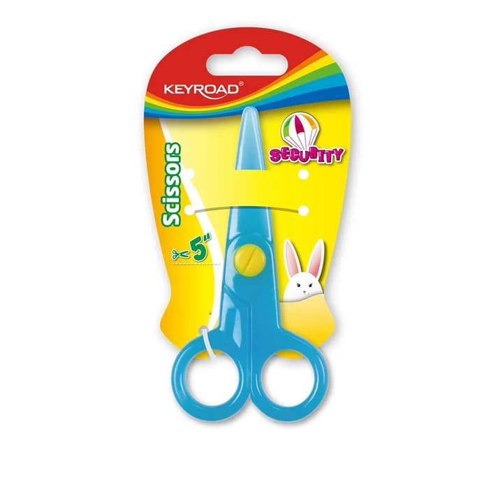 Keyroad – Ciseaux sécurité maternelle 12,5 cm lame plastique