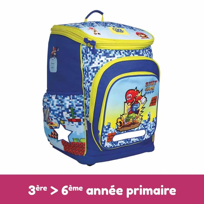 Sac À Dos Ergo L Mario & Sonic Cool School – Modulable, Ergonomique &