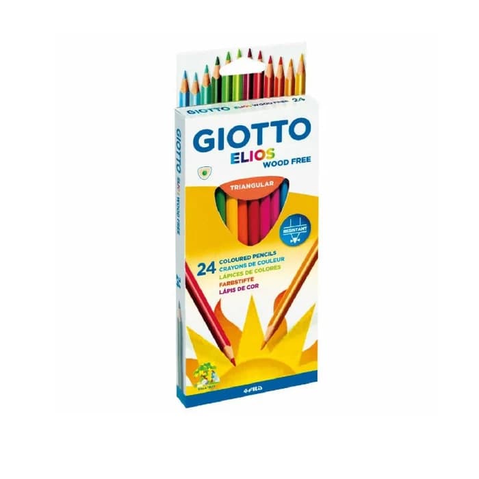 Crayons Couleur GIOTTO Elios 24 Pièces