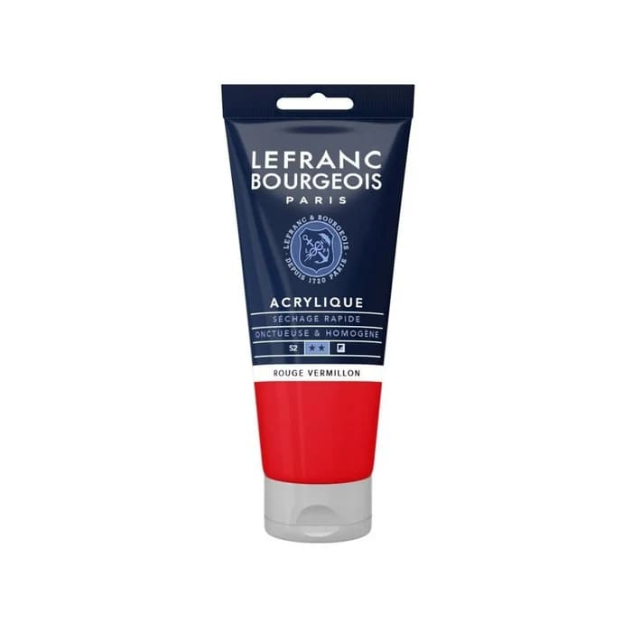 Peinture acrylique 80ml - Rouge Vermillon