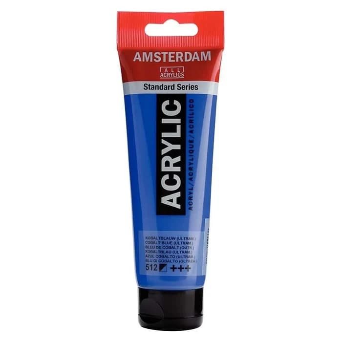 Peinture Acrylique Amsterdam 120ml Bleu De Cobalt