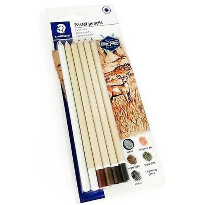 Staedtler Crayons Pastel Assortis Set De 6