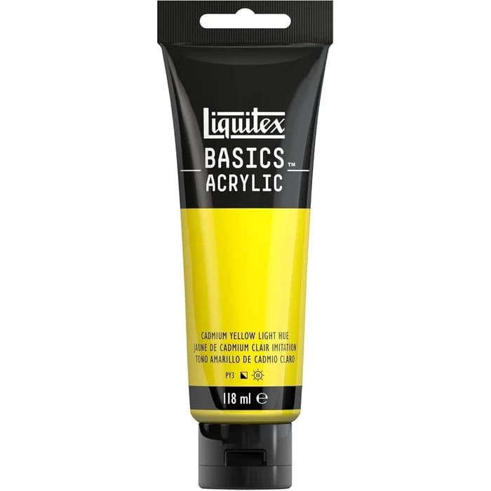 Liquitex Basics Peinture Acrylique Jaune Cadmium Clair 118ml