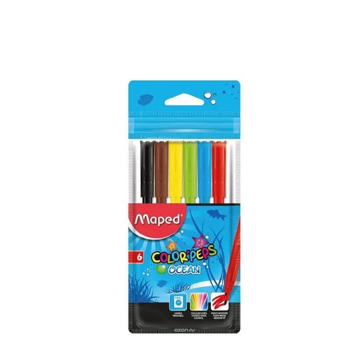 Maped Colorpeps Ocean - Pack De 6 Feutres